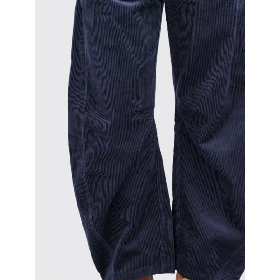Corduroy Wide Leg Pants Apparel and Accessories
