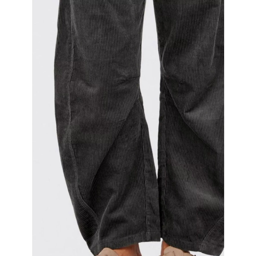 Corduroy Wide Leg Pants Apparel and Accessories