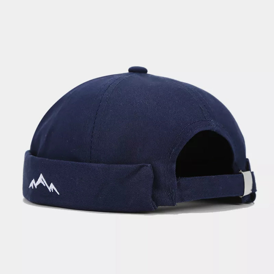Cotton Brimless Hat Dark Blue / One Size Apparel and Accessories