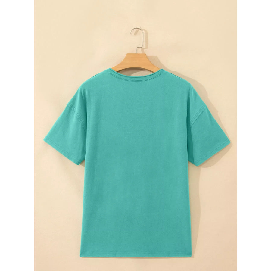 Cotton Mineral Wash T Shirt Apparel and Accessories