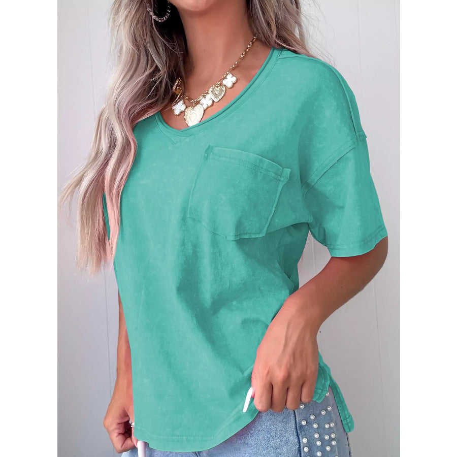 Cotton Mineral Wash T Shirt Apparel and Accessories