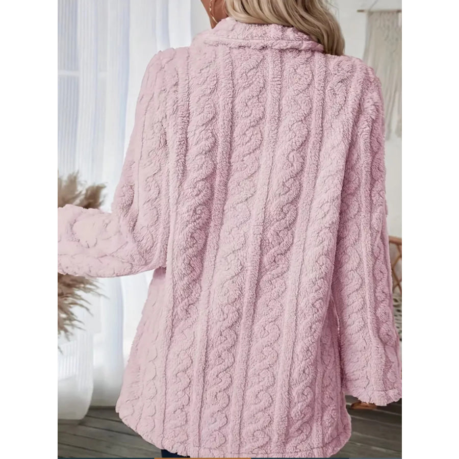 Cozy Faux Shearling Double-Breasted Outerwear Apparel and Accessories