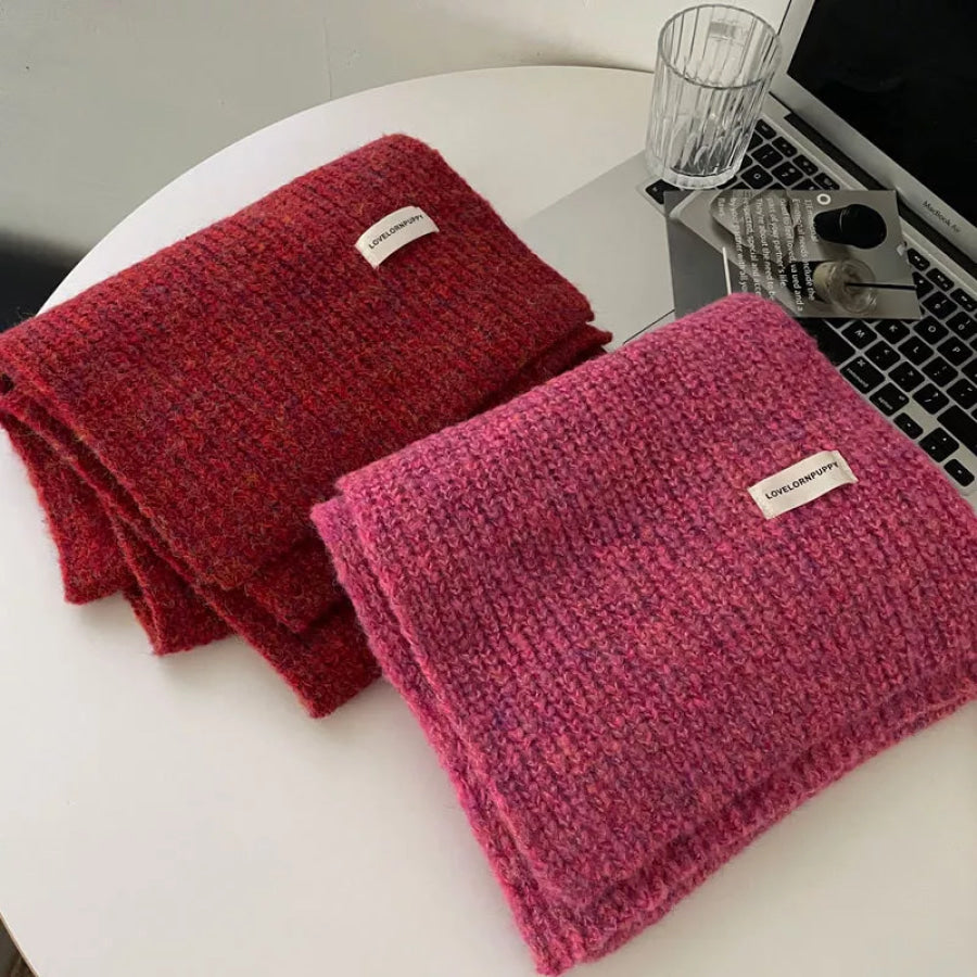 Cozy Knitted Winter Scarf Apparel and Accessories