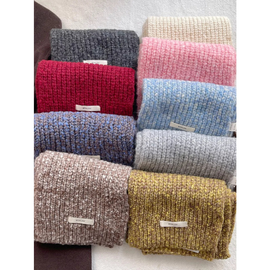 Cozy Knitted Winter Scarf Apparel and Accessories