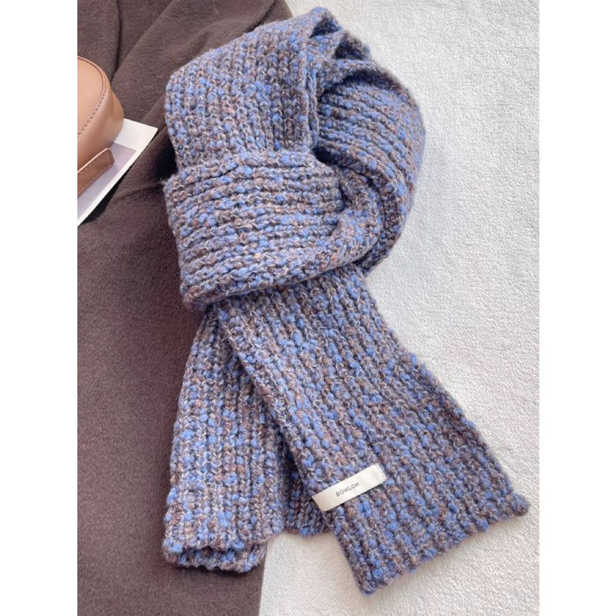 Cozy Knitted Winter Scarf Blue / ONESIZE Apparel and Accessories