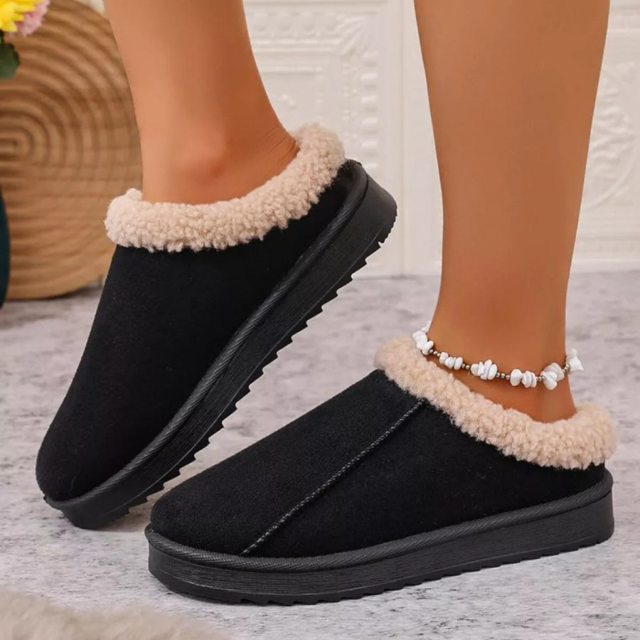 Cozy Plush Lined Clog Slippers Apparel and Accessories