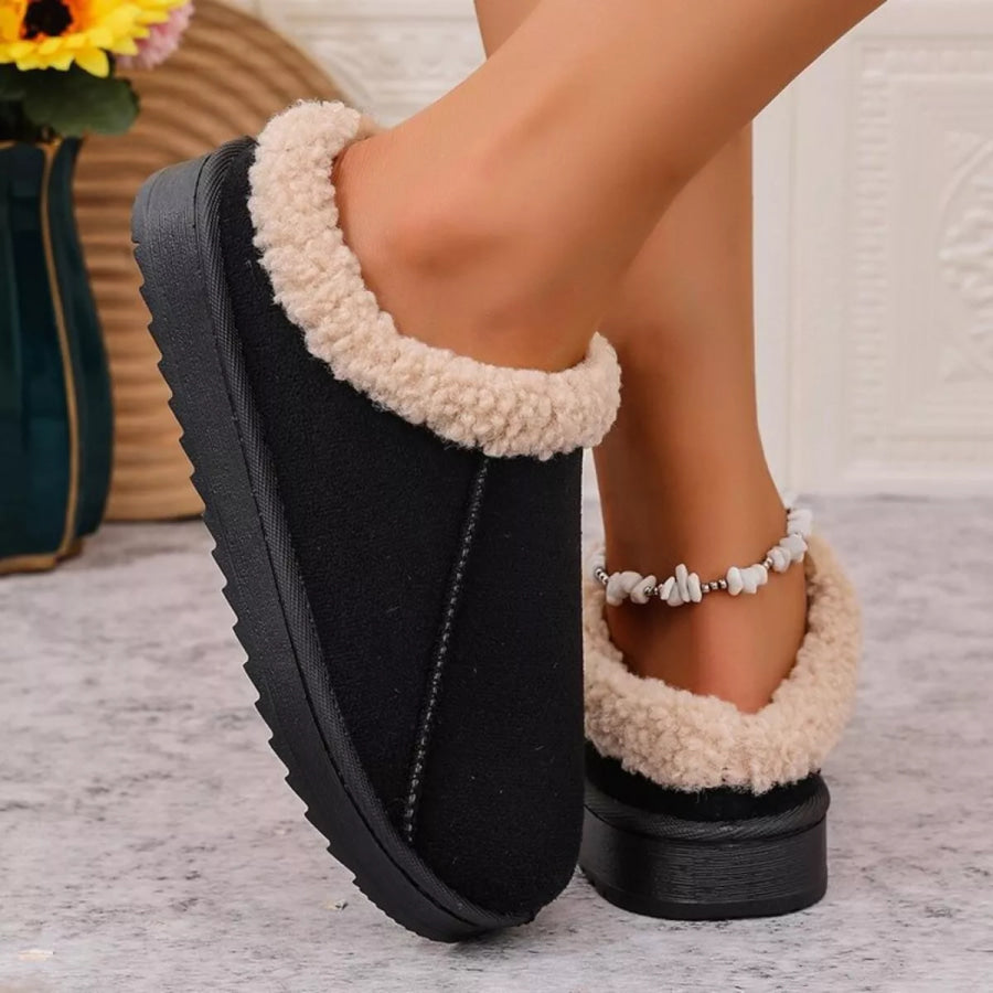 Cozy Plush Lined Clog Slippers Apparel and Accessories