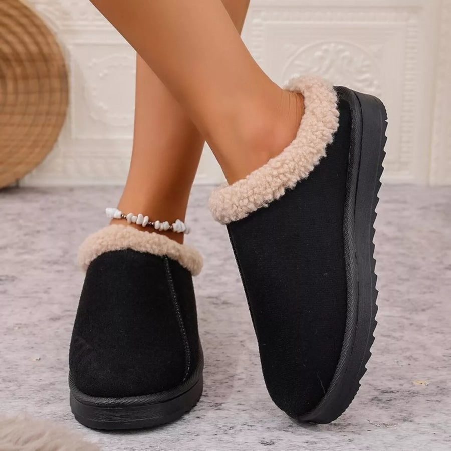 Cozy Plush Lined Clog Slippers Apparel and Accessories