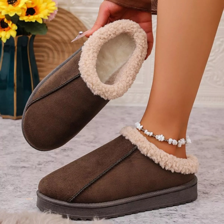 Cozy Plush Lined Clog Slippers Apparel and Accessories
