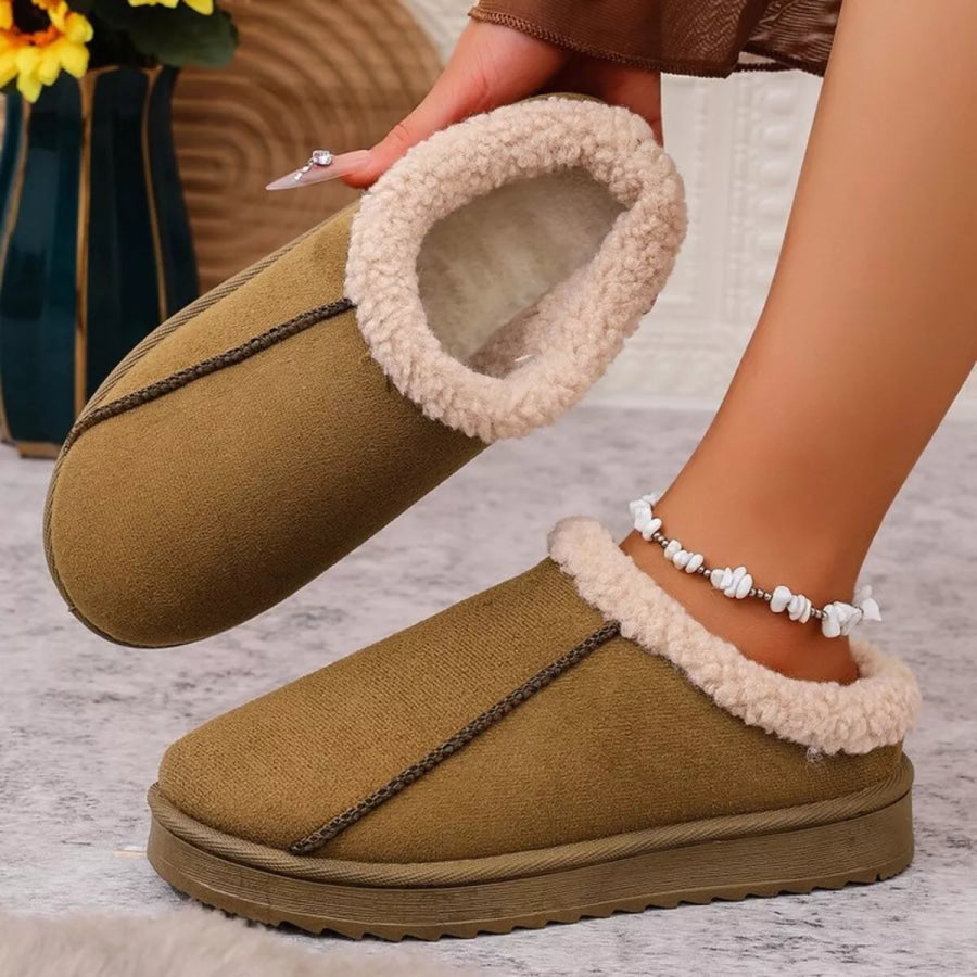 Cozy Plush Lined Clog Slippers Apparel and Accessories