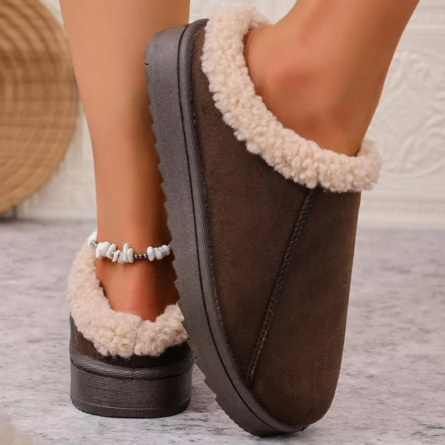 Cozy Plush Lined Clog Slippers Apparel and Accessories