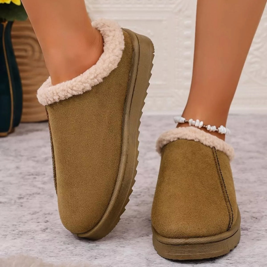 Cozy Plush Lined Clog Slippers Apparel and Accessories