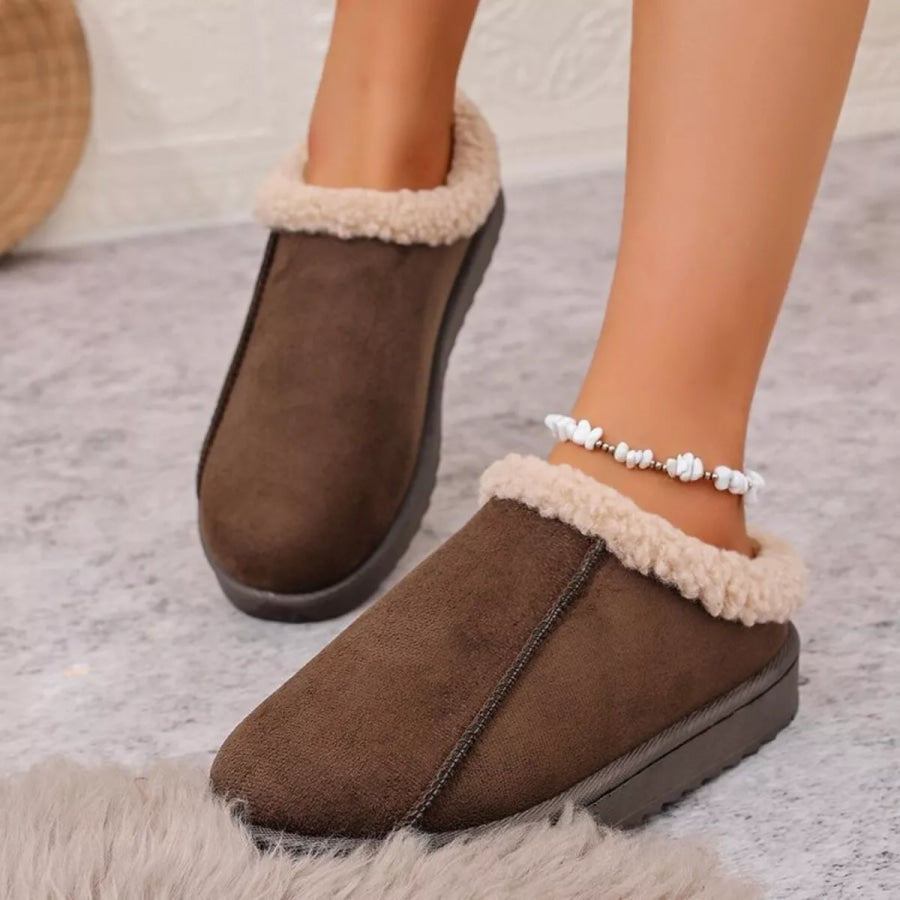 Cozy Plush Lined Clog Slippers Apparel and Accessories