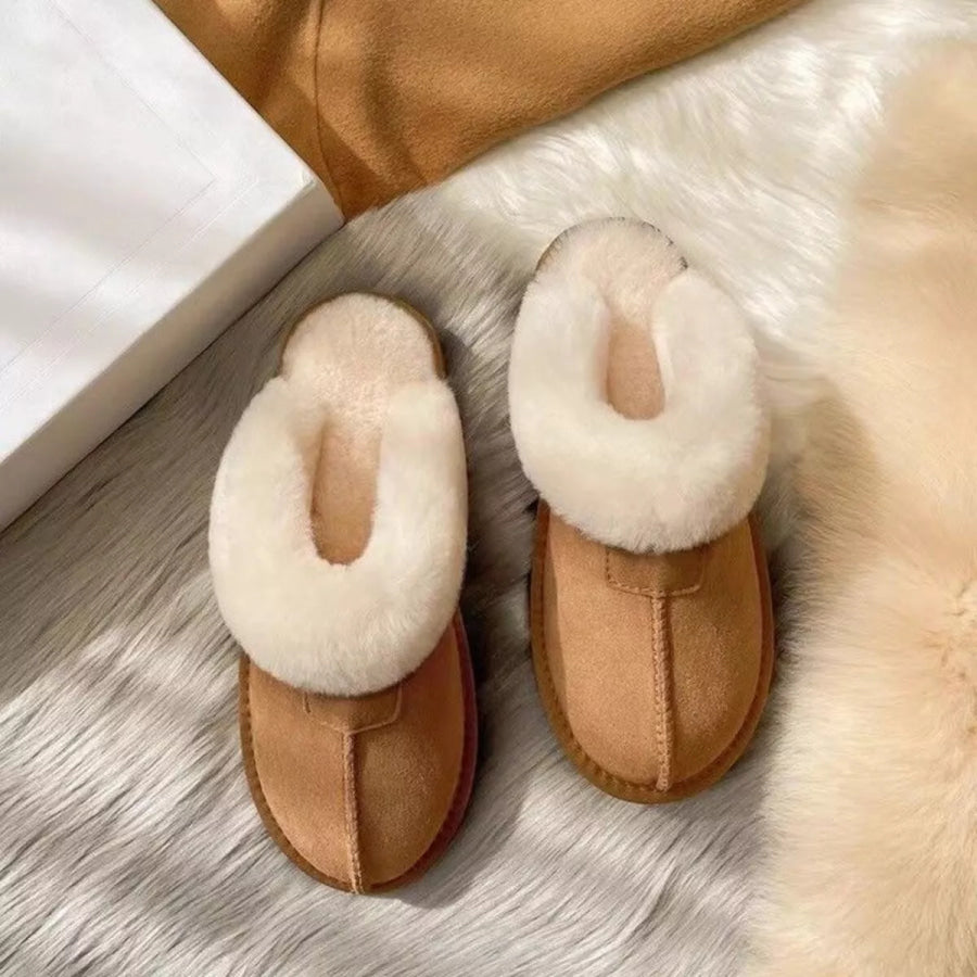 Cozy Plush-Lined Slippers Apparel and Accessories