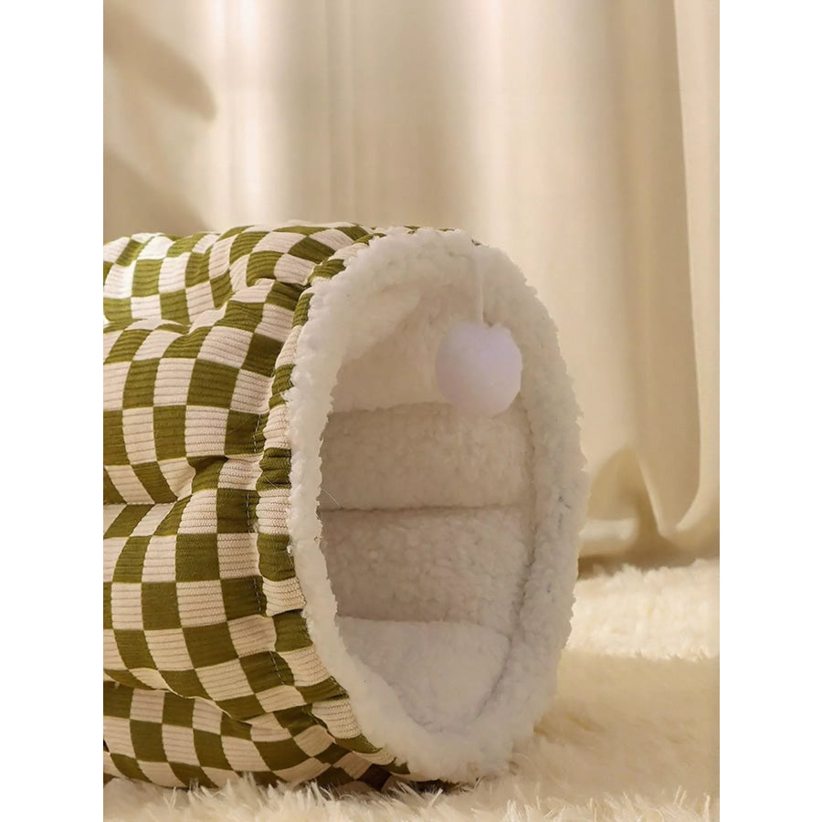 Cozy Plush Pet Tunnel Nest Apparel and Accessories