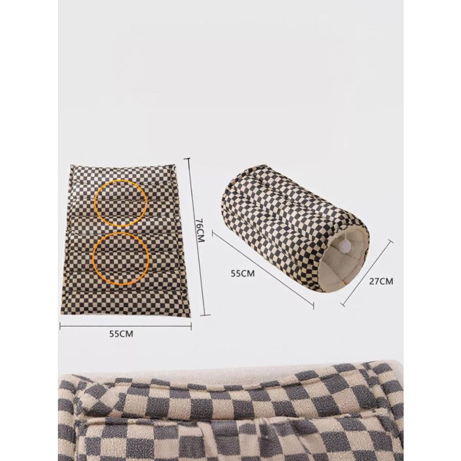 Cozy Plush Pet Tunnel Nest Apparel and Accessories