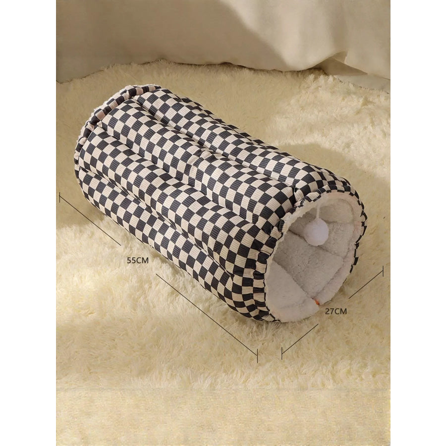 Cozy Plush Pet Tunnel Nest Dark Gray / One Size Apparel and Accessories