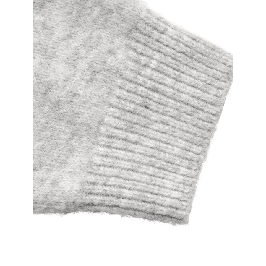 Crew Neck Button-Down Cardigan Apparel and Accessories