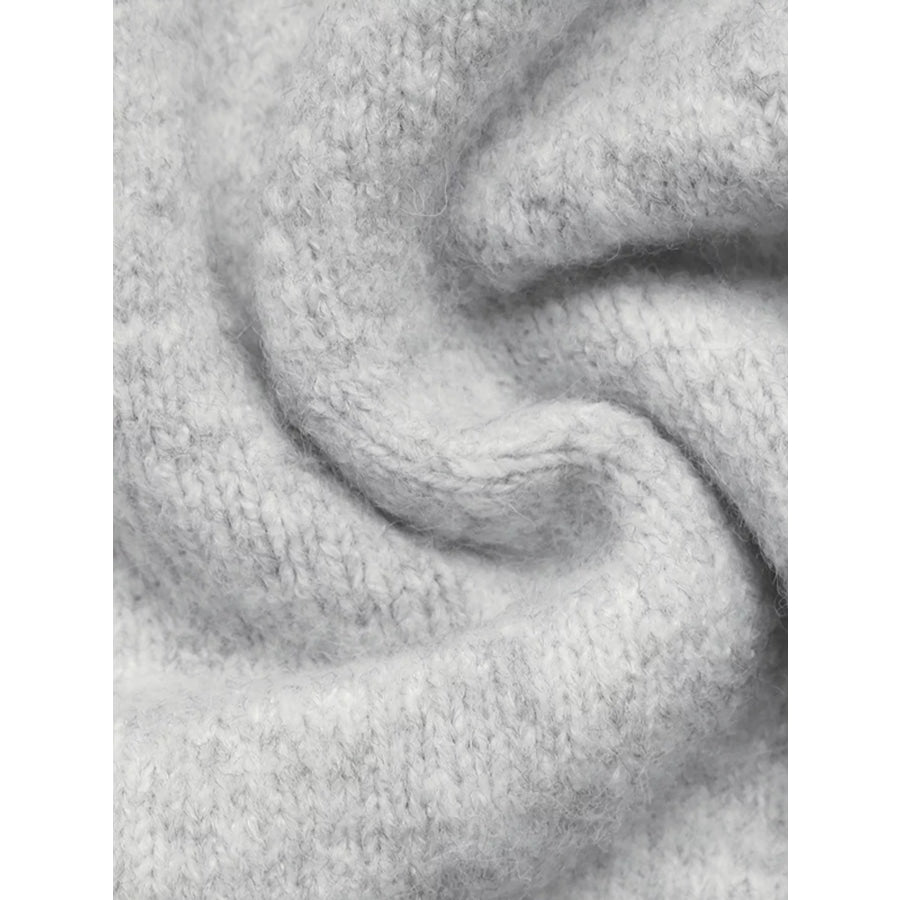 Crew Neck Button-Down Cardigan Apparel and Accessories