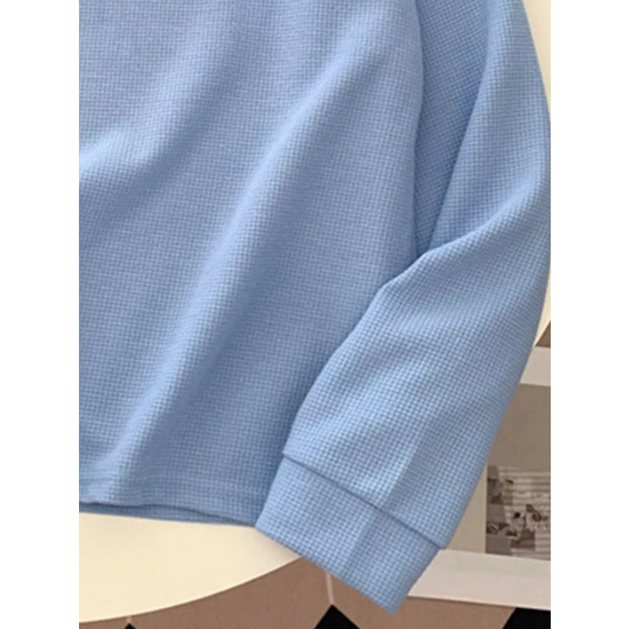 Crew Neck Long Sleeve Sweatshirt Apparel and Accessories