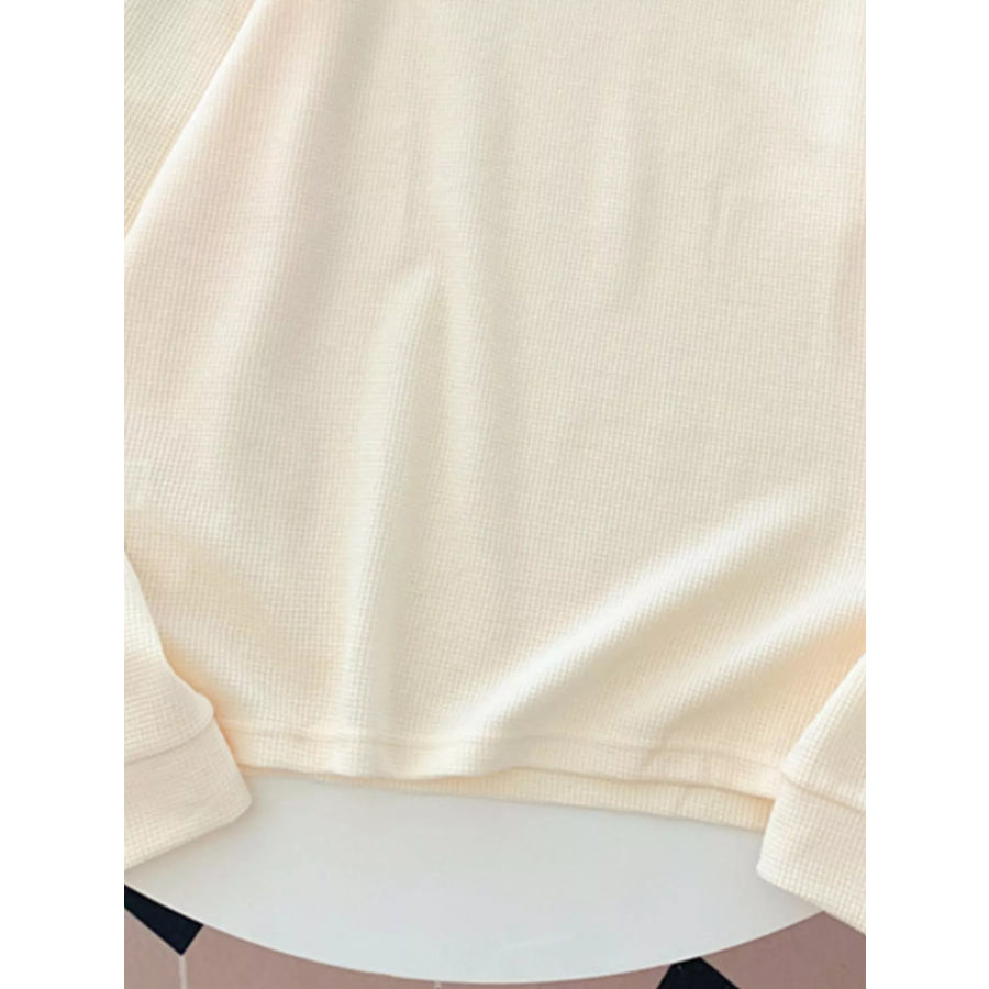 Crew Neck Long Sleeve Sweatshirt Apparel and Accessories