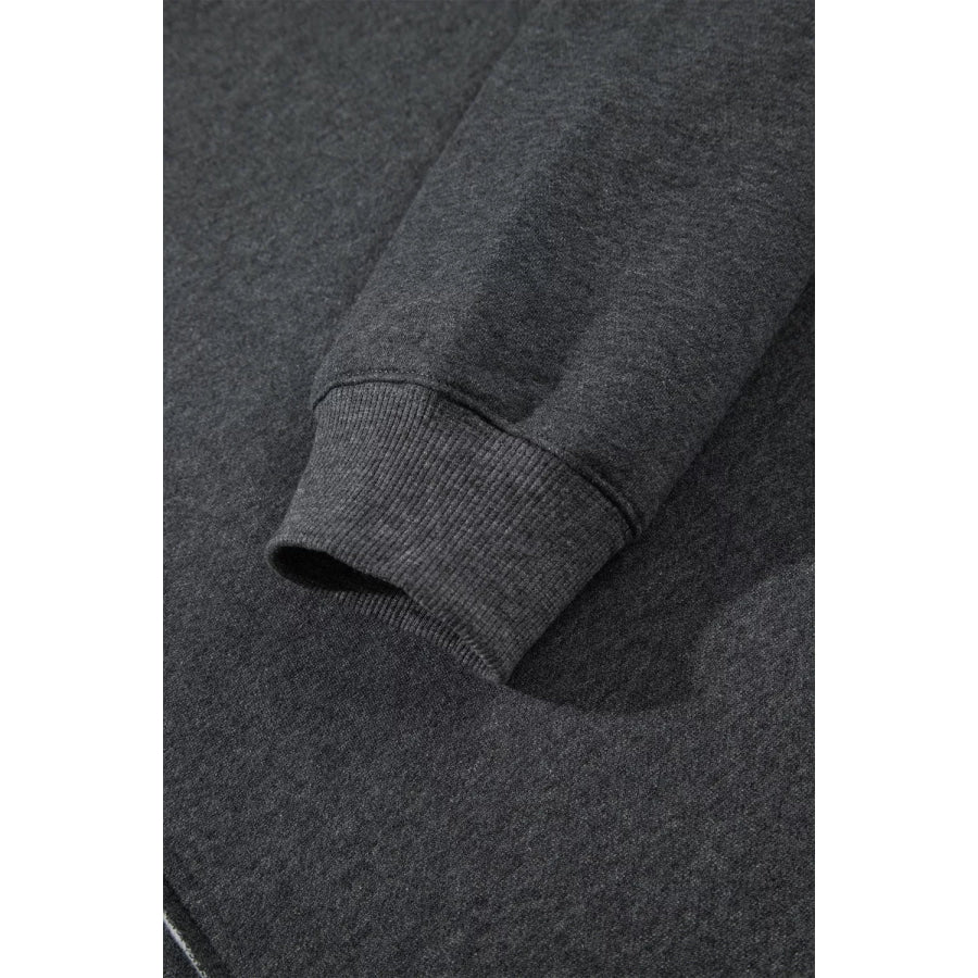Crew Neck Long Sleeve Top and Joggers Set Apparel and Accessories