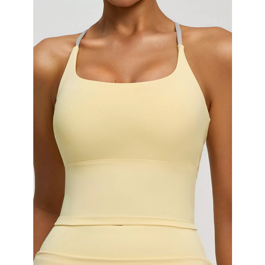 Criss-Cross Back Active Bra