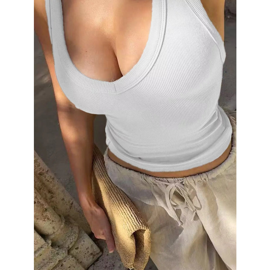 Crisscross Back Slim Fit Cami Apparel and Accessories