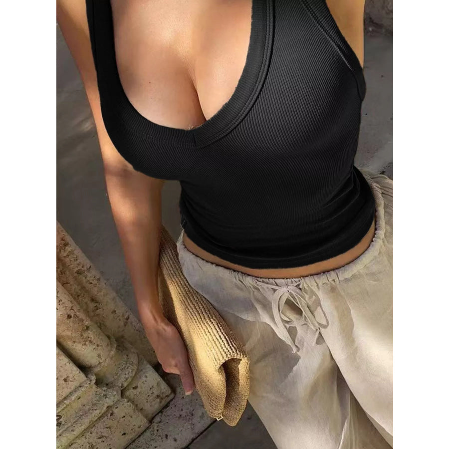 Crisscross Back Slim Fit Cami Apparel and Accessories