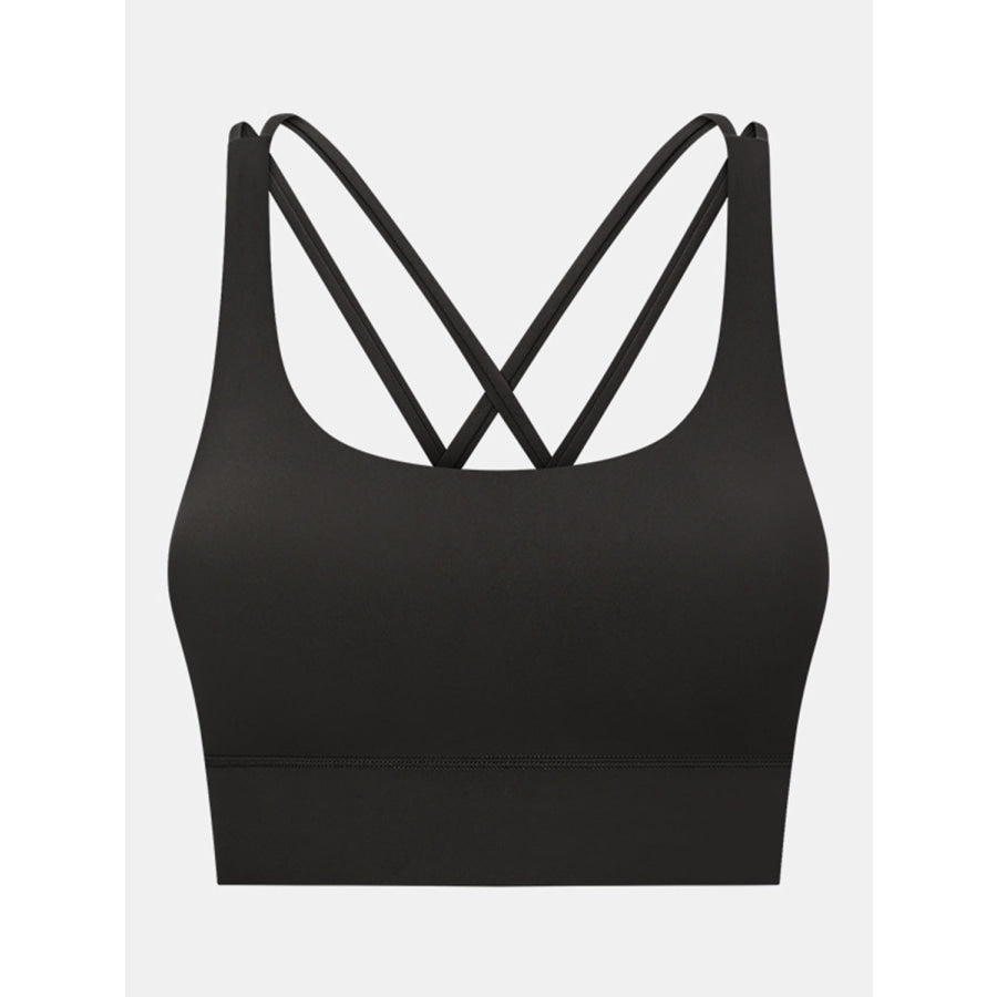 Crisscross Scoop Neck Active Tank Apparel and Accessories