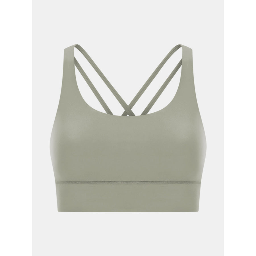 Crisscross Scoop Neck Active Tank Apparel and Accessories