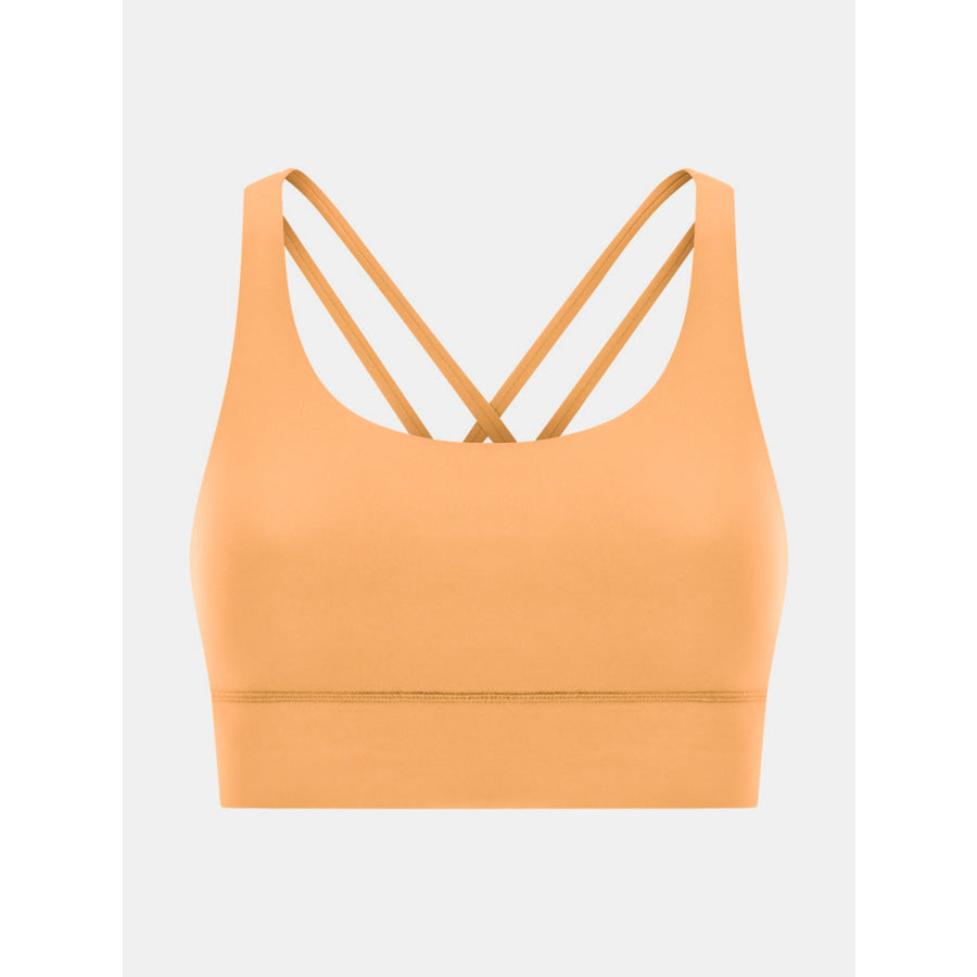 Crisscross Scoop Neck Active Tank Apparel and Accessories