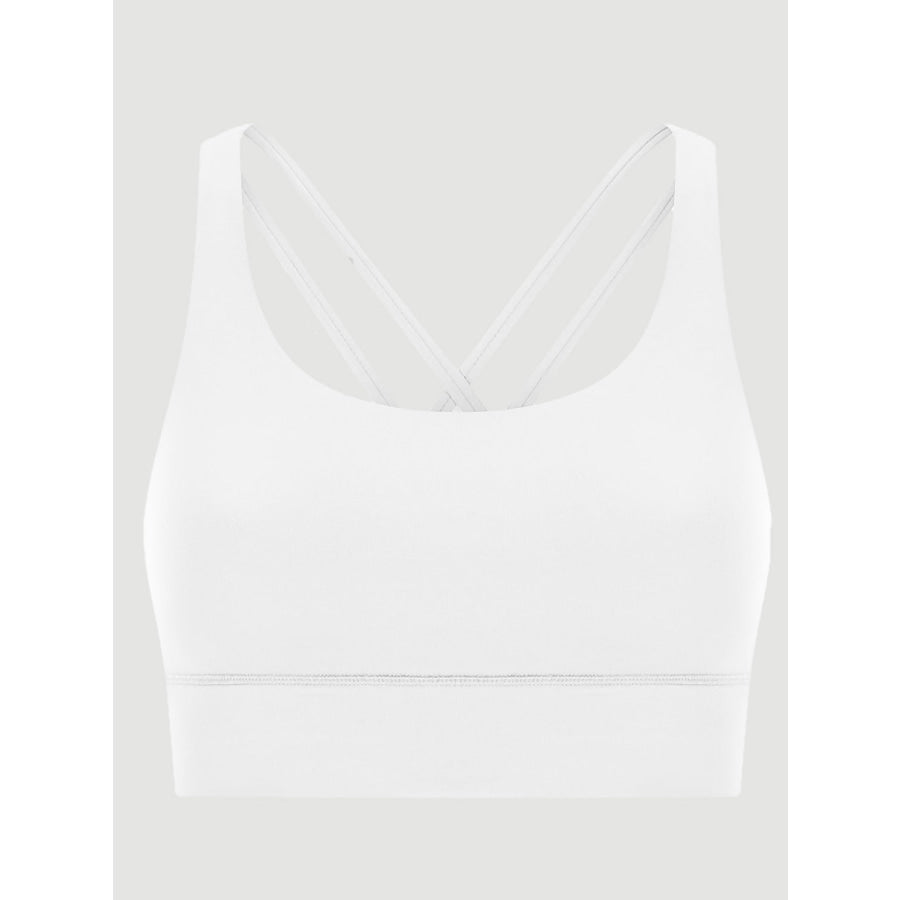 Crisscross Scoop Neck Active Tank Apparel and Accessories