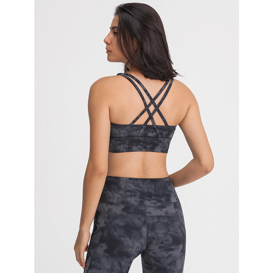 Crisscross Scoop Neck Active Tank Apparel and Accessories