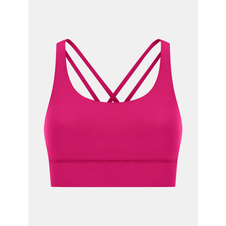 Crisscross Scoop Neck Active Tank Apparel and Accessories