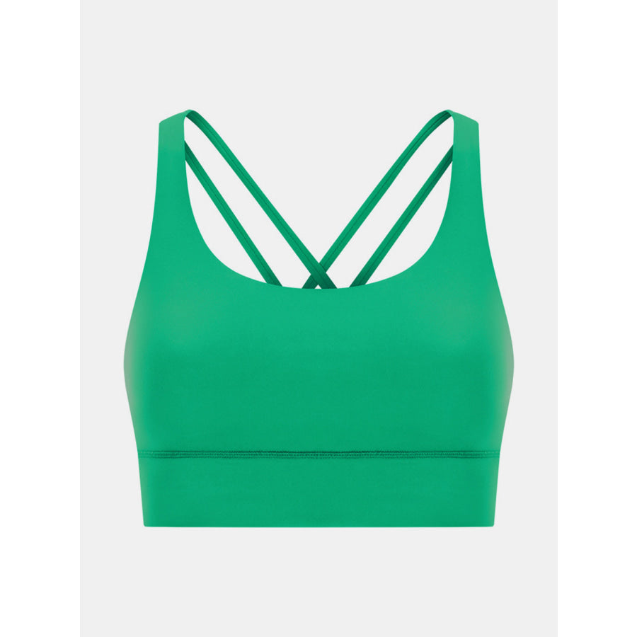 Crisscross Scoop Neck Active Tank Apparel and Accessories