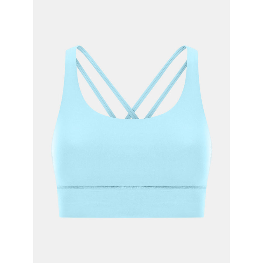 Crisscross Scoop Neck Active Tank Apparel and Accessories