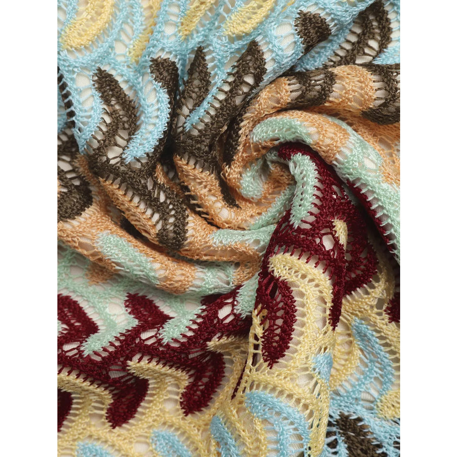 Crochet Drawstring Mini Skirt Apparel and Accessories