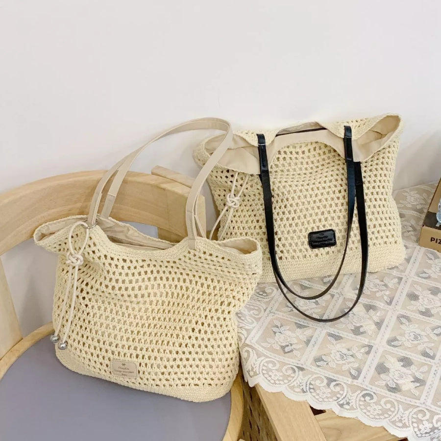Crochet Knit Shoulder Bag Apparel and Accessories