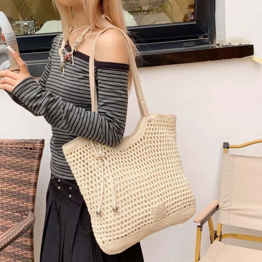Crochet Knit Shoulder Bag Apparel and Accessories