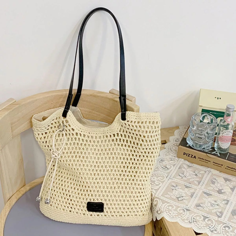 Crochet Knit Shoulder Bag Apparel and Accessories
