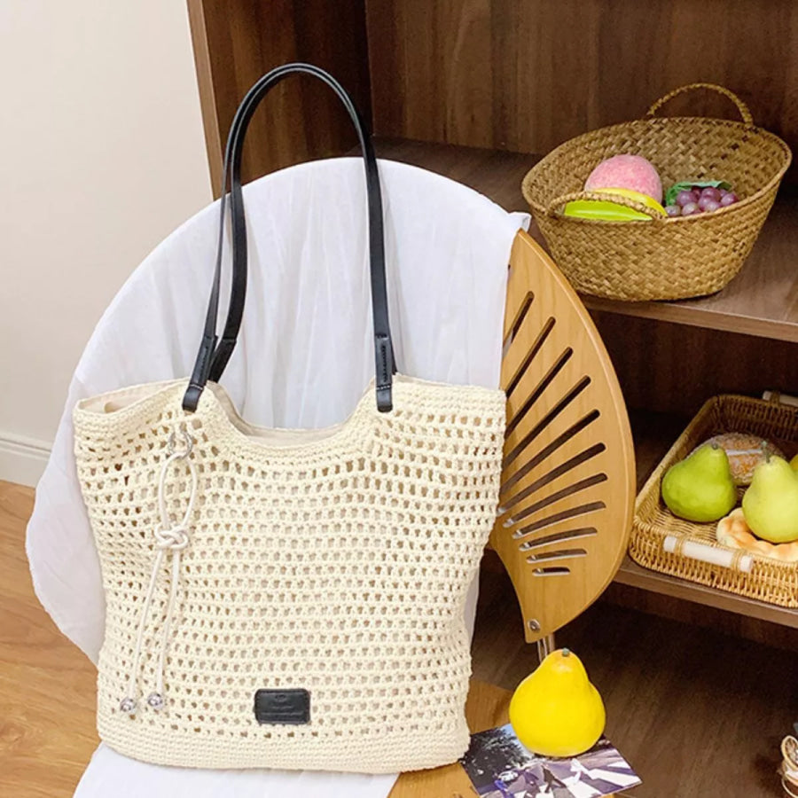Crochet Knit Shoulder Bag Apparel and Accessories
