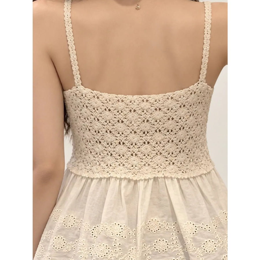 Crochet Lace Cami Apparel and Accessories