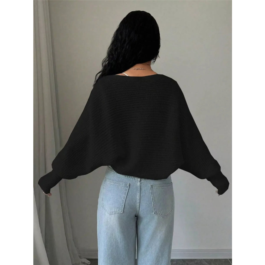 Cropped Knit Open Front Cardigan Apparel and Accessories