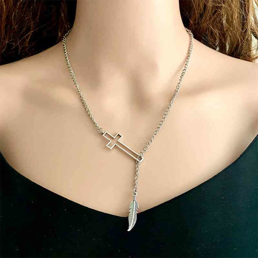 Cross Chain Necklace Style A / One Size