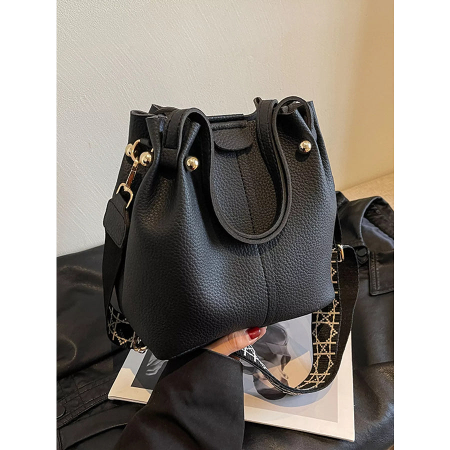 Crossbody Bag with Patterned Strap Apparel and Accessories
