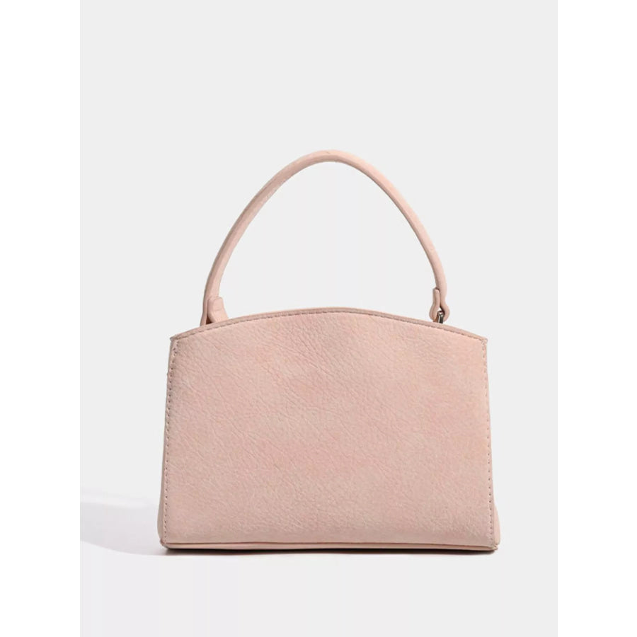 Crossbody Bag with Top Handle Pink / One Size Apparel and Accessories