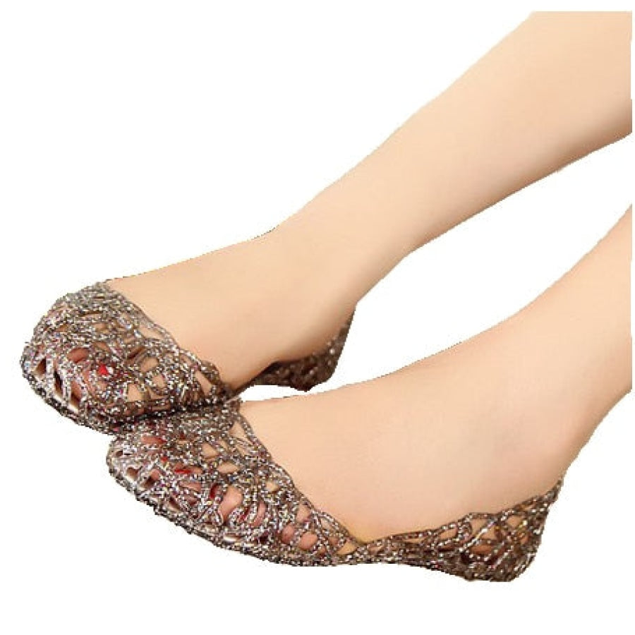 Crystal Jelly Bird Nest Sandals Shoes