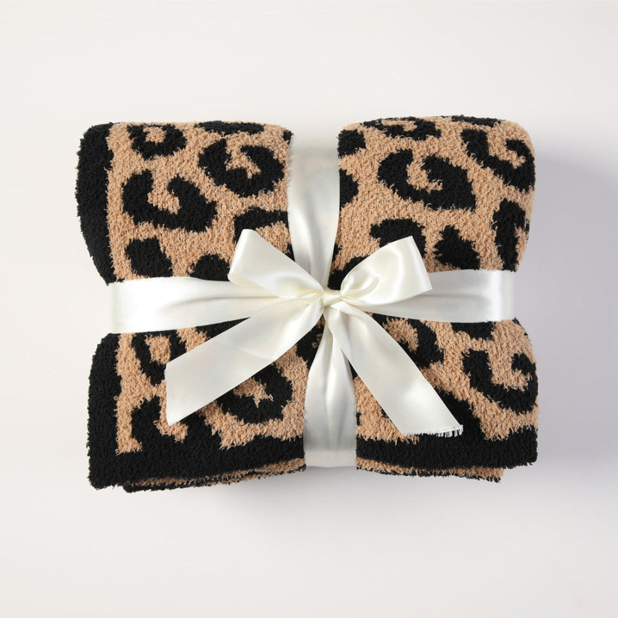 Cuddley Leopard Decorative Throw Blanket Apparel and Accessories