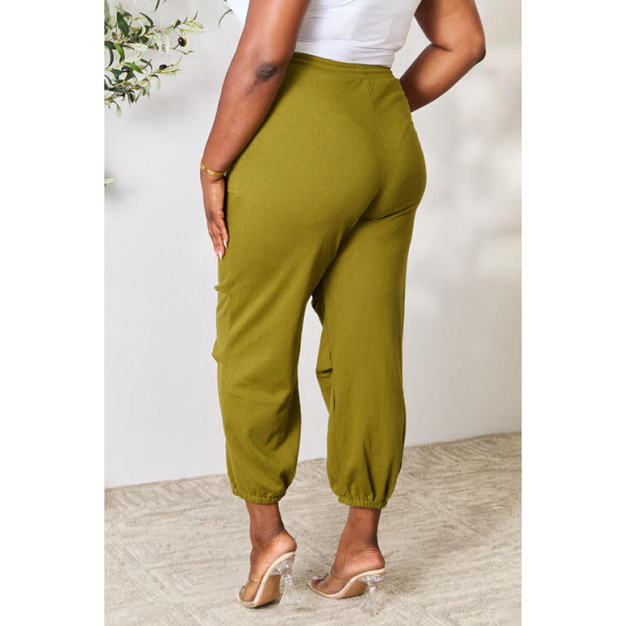 Culture Code Full Size Drawstring Sweatpants with pockets True Moss / S Clothing